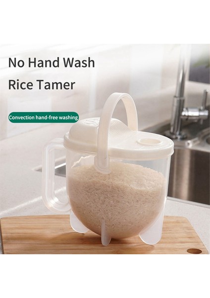 Saplı Plastik Süzgeçli Soya Fasulyesi Yıkama Eleği Mutfak Gereçleri Için Kullanışlı Çok Amaçlı Pirinç Yıkama Makinesi (Yurt Dışından) fırsatları