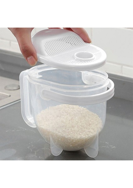 Saplı Plastik Süzgeçli Soya Fasulyesi Yıkama Eleği Mutfak Gereçleri Için Kullanışlı Çok Amaçlı Pirinç Yıkama Makinesi (Yurt Dışından) indirimleri