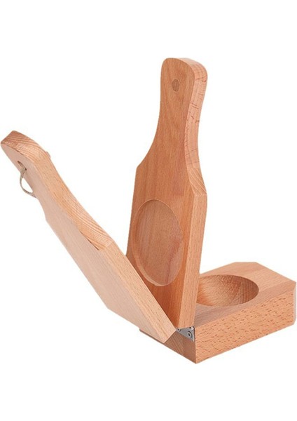 Saplı Ahşap Tostonera Muz Presi, 2'si 1 Arada Ahşap Yeniden Kullanılabilir Muz Presi Parçalayıcı, Taşınabilir Muz Presi (Yurt Dışından)