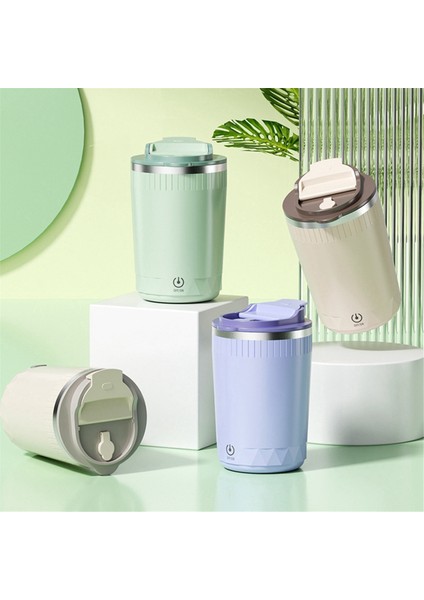 Otomatik Karıştırma Kupası, Kahve Sütü Karıştırma Kabı, Elektrikli Blender, 400 ml Açık Kahverengi (Yurt Dışından) fırsatları