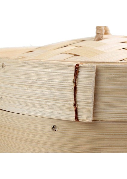 Bambu Buharlı Pişirici 2 Katlı 8 Inç Dim Sum Sepetli Pirinç Makarna Pişirici Seti Kapaklı Sebzeler Için Buharlı Sepet (Yurt Dışından) fiyatları