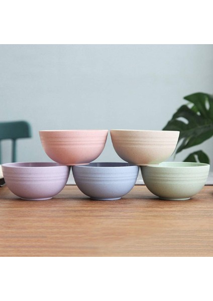 Adet 12 cm Tahıl Kasesi Buğday Samanı Kırılmaz Yeniden Kullanılabilir Kase Kase Çorba Kasesi Erişte Kabı Karıştırma Kaseleri (Yurt Dışından) fiyatları