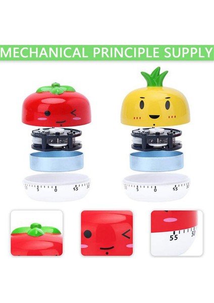 Döner Alet Yumurta Pişirici Zamanlayıcı Yenilikçi Mutfak Zamanlayıcı Sebze Hayvan Pişirme Zamanlayıcı Dijital Yumurta Zamanlayıcı Kek Zamanlayıcı Kırmızı (Yurt Dışından) fırsatları