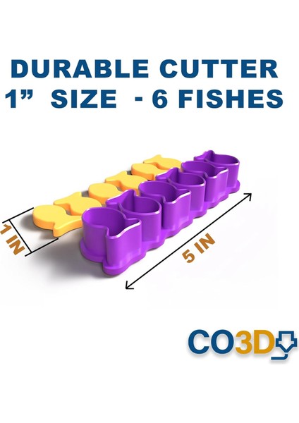 Altın Balık Kurabiye Kalıbı Seti, Plastik Balık Şeklinde Atıştırmalık Pişirme Kalıbı, Kek, Bisküvi ve Balık Şeklindeki Yiyecekler Için Uygundur (Yurt Dışından) fiyatları