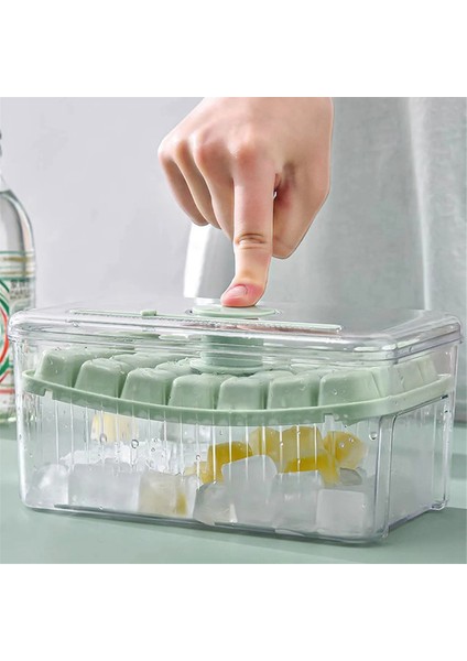 Ev Tipi Gıda Sınıfı Yüksek Değerli Pres Buz Tepsisi Buzdolabı Ev Yapımı Buz Küpü Saklama Buz Küpü Kalıbı Dondurma Buz (Yurt Dışından) modelleri