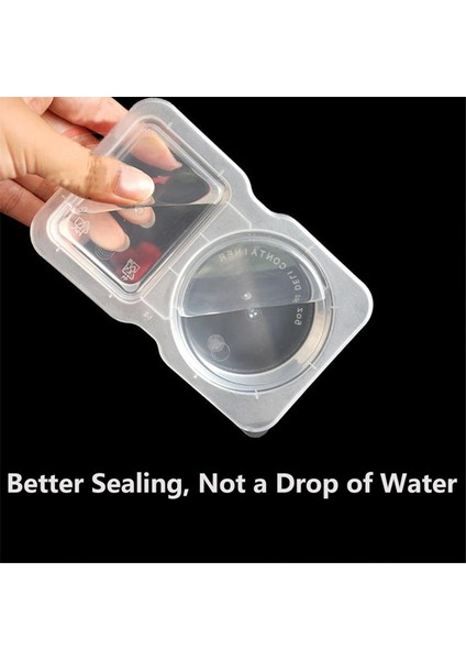 Kapaklı Çift Bölmeli Sos Kabı - 3 Oz 2 Bölmeli Atıştırmalık Kapları Yeniden Kullanılabilir Sos Kapları 15 Adet (Yurt Dışından) indirimleri