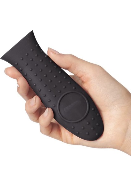 Silikon Sıcak Tava Sapı Kapağı Tutucu Siyah (Yurt Dışından) fırsatları