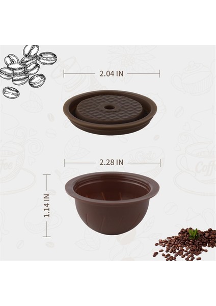 Vertuoline ve Vertuo Pod Için Doldurulabilir Kahve Kapsülü, Nes Presso Vertuo Kahve Makinesi Için 150 ml Kahve Kapsülleri (Yurt Dışından) indirimleri