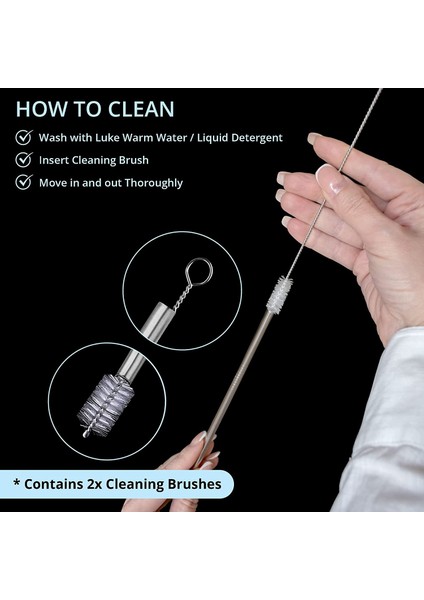 Pipetli Içecekler, 8,5 Inç Çevre Dostu Yeniden Kullanılabilir Pipetler Paslanmaz Çelik Içme Pipetleri Bardak, Seyahat Kokteyli Için (Yurt Dışından) modelleri