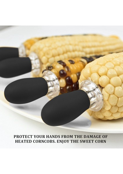 20 Adet/10 Çift Mısır Tutacağı Taşınabilir Meyve Tutacağı Barbekü Malzemeleri Paslanmaz Çelik Mısır Koçanı Barbekü Çatal Şişleri (Yurt Dışından) modelleri