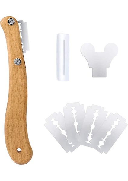 Ahşap Saplı Ekmek Dilimi, Ekmek Pişirme Dilimi Kesme Aleti, Ekmek Dilimi, Kek Kesici, Hamur Yapımı Kesme Aletleri (Yurt Dışından)