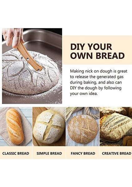 Ahşap Saplı Ekmek Dilimi, Ekmek Pişirme Dilimi Kesme Aleti, Ekmek Dilimi, Kek Kesici, Hamur Yapımı Kesme Aletleri (Yurt Dışından) fiyatları