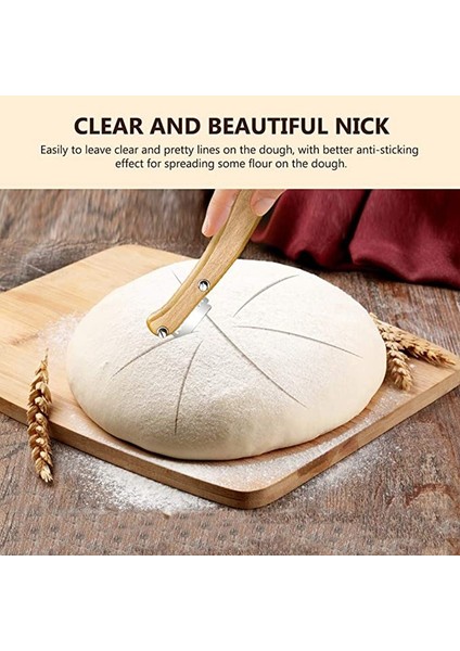 Ahşap Saplı Ekmek Dilimi, Ekmek Pişirme Dilimi Kesme Aleti, Ekmek Dilimi, Kek Kesici, Hamur Yapımı Kesme Aletleri (Yurt Dışından) fırsatları