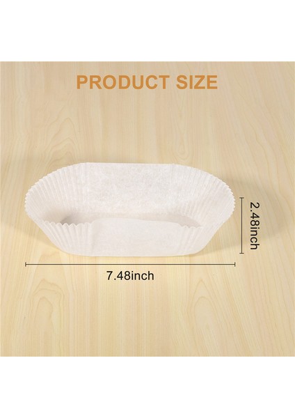 40'lı Paket Yağ Geçirmez Ekmek Kalıbı Kaplamaları Düz Kenarlı Pişirme Kağıdı Yapışmaz Kek Kalıpları Kek Kalıbı Kaplaması (Yurt Dışından)