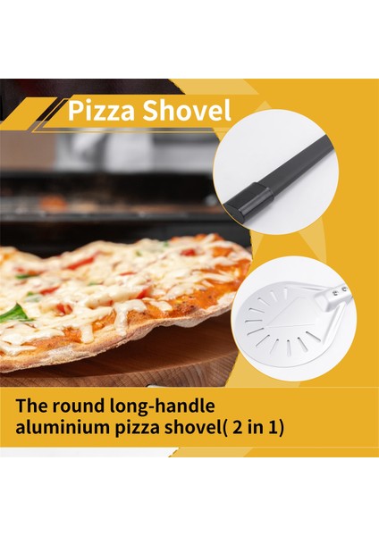 Uzun Saplı 7 Inç Delikli Çıkarılabilir Pizza Çevirme Kabı Pizza Küreği Alüminyum Pizza Kabı Kürek Kabı (Yurt Dışından) indirimleri