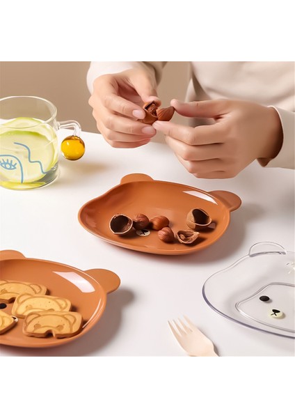 Şeffaf Sevimli Karikatür Şeklinde Ayı Tükürük Kemik Kabı Masaüstü Çöp Kutusu Atıştırmalık Yiyecek Artıkları Meyve Tabağı Mutfak Sofra Takımı (Yurt Dışından) fiyatları