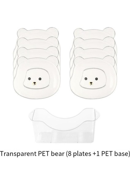 Şeffaf Sevimli Karikatür Şeklinde Ayı Tükürük Kemik Kabı Masaüstü Çöp Kutusu Atıştırmalık Yiyecek Artıkları Meyve Tabağı Mutfak Sofra Takımı (Yurt Dışından) indirimleri