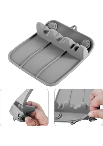 Silikon Sofra Takımı Rafı, Damlama Pedli Silikon Alet Tutucu, Kaşıklık ve Kaşıklık, Mutfak Eşyası Rafı 1 Adet (Yurt Dışından) fırsatları