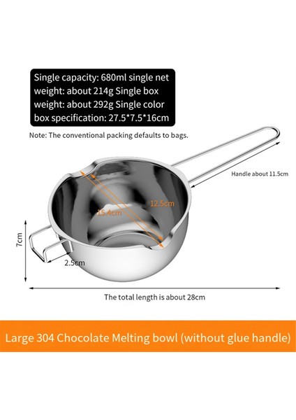 Çikolata, Şeker, Peynir, Tereyağı ve Mum Yapımı Için 304 Paslanmaz Çelikten Üretilmiş Kazanlı Eritme Kabı (Yurt Dışından) fiyatları