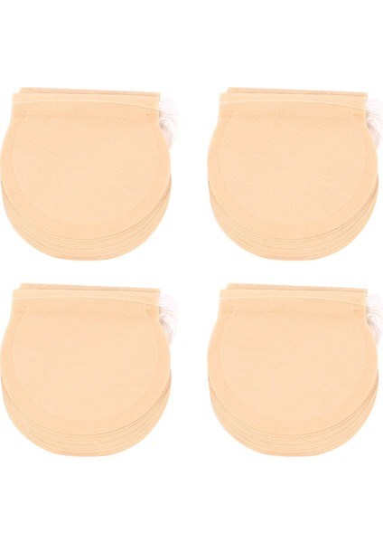 Çay Poşetleri, 300 Adet Tek Kullanımlık Boş Çay Poşeti, Çay Demliği, Bağcıklı Çay Poşetleri, Gevşek Yapraklı Bitki Çayları Için Güvenli Doğal Malzeme Çay Poşetleri, Yuvarlak Şekil (Yurt Dışından)