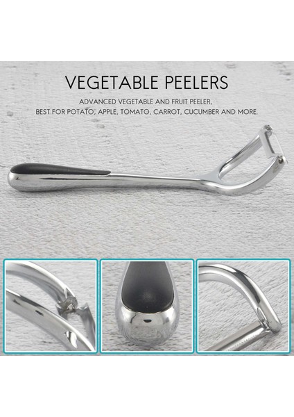 Sebze Meyve Soyacağı Paslanmaz Çelik Süper Keskin Patates Soyucu Mutfak Aleti (Yurt Dışından) indirimleri