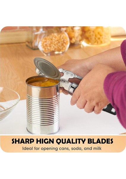 10 Parçalı Manuel Konserve Açacağı Yumuşak Kaymaz Saplı Ağır Hizmet Tipi Elde Taşınabilir Konserve Açacağı Güvenlikli Konserve Açacağı (Yurt Dışından) indirimleri