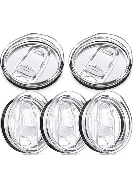 20 Oz Ince Yedek Kapaklar Bardak Yedek Kapakları Plastik Sıçrama Dirençli Kapaklar Sızdırmaz Ince Kapaklar (Yurt Dışından)