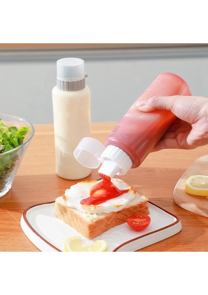 Delikli Sos Sıkma Şişesi Mutfak Ketçap Hardal Şişesi Mayonez Bal Dağıtıcı Sos Saklama Kabı B (Yurt Dışından) indirimleri