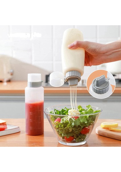 5 Delikli Sos Sıkma Şişesi Mutfak Ketçap Hardal Şişesi Mayonez Bal Dağıtıcı Sos Saklama Kabı A (Yurt Dışından) modelleri