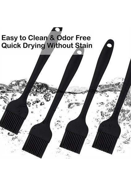 Barbekü Için Isıya Dayanıklı Gıda Fırçası, Sos/yağ/yumurta/mutfak Fırçaları Için Gıda Sınıfı Silikon Fırça (Yurt Dışından) indirimleri