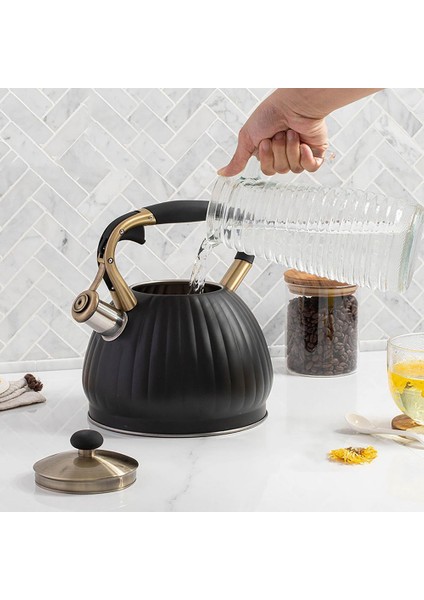 3,5 L Düdüklü Su Isıtıcısı Paslanmaz Çelik Düdüklü Çaydanlık Gazlı Ocak Indüksiyonlu Ocak Balkabağı Şeklinde Çaydanlık (Yurt Dışından) fiyatları