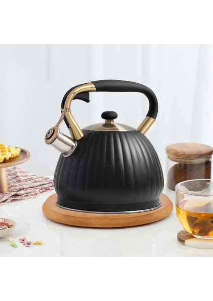 3,5 L Düdüklü Su Isıtıcısı Paslanmaz Çelik Düdüklü Çaydanlık Gazlı Ocak Indüksiyonlu Ocak Balkabağı Şeklinde Çaydanlık (Yurt Dışından) indirimleri