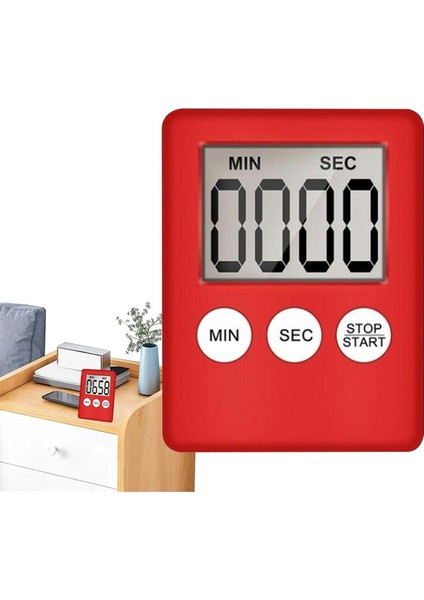 Dijital Mutfak Zamanlayıcısı, Zamanlayıcı, Yumurta Zamanlayıcısı, Iş, Spor Zamanlayıcısı, Oyun, Pişirme Zamanlayıcısı, 2'li Paket Kırmızı (Yurt Dışından) fiyatları