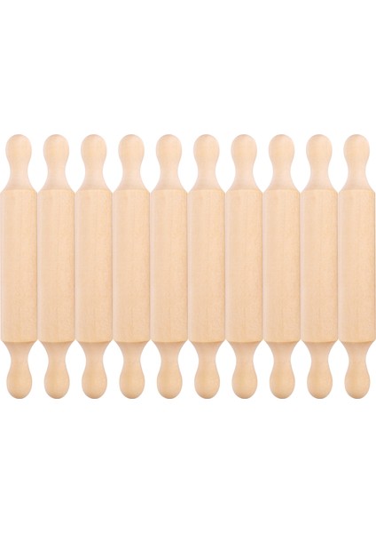 Ahşap Mini Oklava 6 Inç Uzunluğunda Mutfak Pişirme Oklavası Çocuklar Için Küçük Ahşap Hamur Merdanesi Fondan Makarna (Yurt Dışından)