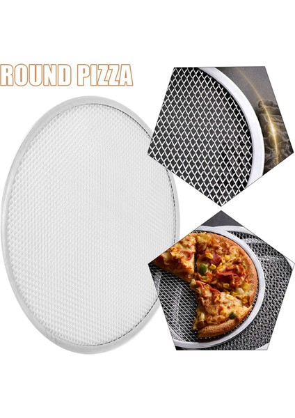 Profesyonel Yuvarlak Pizza Fırını Pişirme Tepsisi Barbekü Izgarası Yapışmaz Ağ (14 Inç) (Yurt Dışından) indirimleri