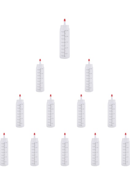 Kırmızı Uçlu Kapaklı 12'li Paket 8 Oz Sos Sıkma Şişeleri - Ketçap, Soslar ve Şuruplar Için Dayanıklı Plastik Sıkma Şişesi (Yurt Dışından) indirimleri