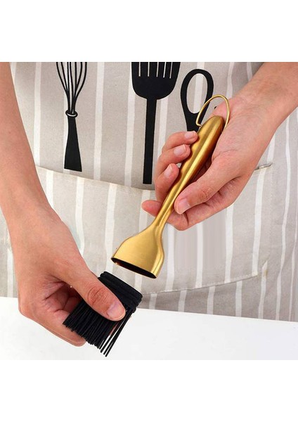 Adet Yağ Fırçaları Paslanmaz Çelik Silikon Mutfak Barbekü Izgara Pişirme Pişirme Fırçaları Barbekü Pişirme Aletleri-B (Yurt Dışından) modelleri