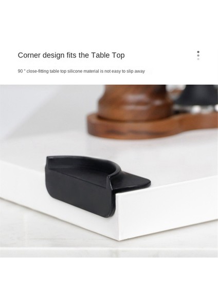 Espresso Kahve Tamperleri Mat Istasyonu Pres Tamper Tutucu Köşe Mat Pedi Silikon Kahve Eşyaları Tamper Barista Aracı Gri (Yurt Dışından) modelleri