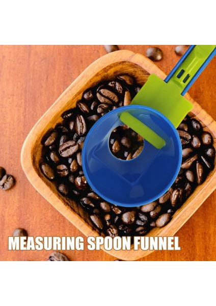 Ölçü Kepçesi Huni Çok Amaçlı Yeniden Kullanılabilir Toz Kaşığı Uzun Saplı Taşınabilir Kahve Çekirdeği Hunisi (Yurt Dışından) fiyatları
