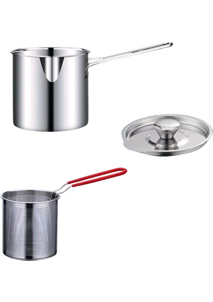 Mutfak Kullanımı Için Kızartma Sepetli Çok Fonksiyonlu Küçük Tencereli Derin Fritöz Kızarmış Tavuk Pişirme Aletleri (Yurt Dışından)