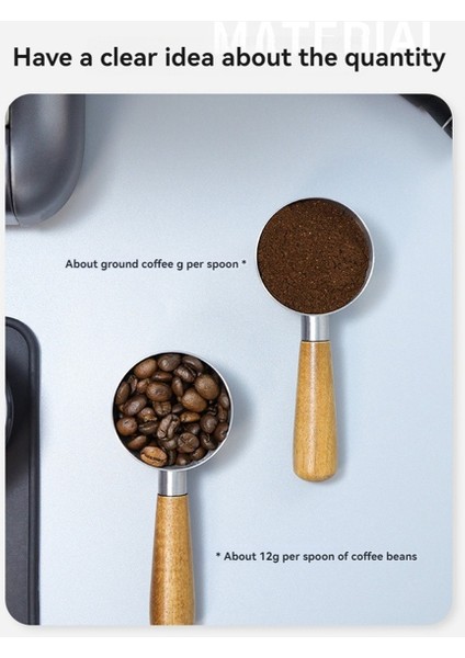Kahve Ölçü Kaşığı, Ahşap Saplı Paslanmaz Çelik Kahve Kepçesi, Kahve, Çay ve Daha Fazlası Için Mutfak, Ev ve Diğer Kullanımlar Için (Yurt Dışından) modelleri