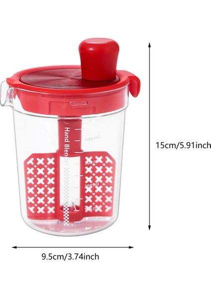 Yumurta Ayırıcılı Manuel Salata Sosu Mikseri - Soslar, Salata Sosları ve Yağlar Için Çok Işlevli Mutfak Aleti (Yurt Dışından) modelleri