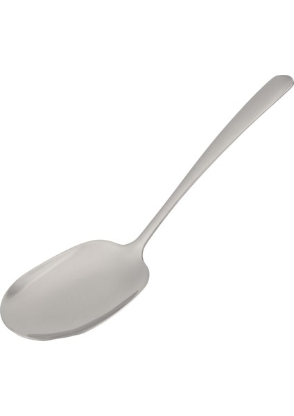 Servis Kaşığı Seti, 10 Inçlik Oluklu Kaşık ve Servis Kaşığı, Kaşıklar, Gümüş Eşya, Yemek Kaşığı, Makarna Kaşığı, 2'li Paket (Yurt Dışından)