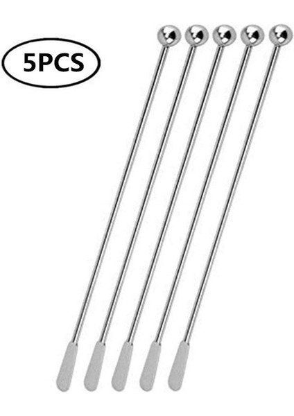 Adet Yeniden Kullanılabilir Karıştırma Çubukları Kahve Karıştırıcıları Içecek Karıştırma Çubukları Paslanmaz Çelik Kokteyl Karıştırma Çubukları Gümüş Düz Çubuk Blender (Yurt Dışından) indirimleri