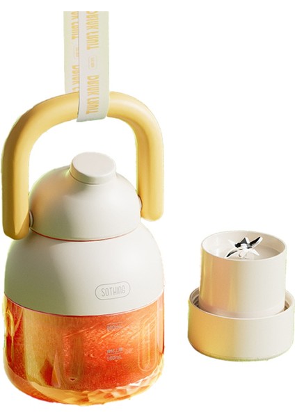 Shake ve Smoothieler Için Taşınabilir Blender, Sızdırmaz Su Şişesi, Çıkarılabilir Pipet, Kablosuz Taşınabilir Meyve Sıkacağı (Yurt Dışından)