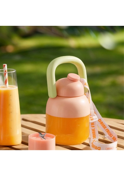 Shake ve Smoothieler Için Taşınabilir Blender, Sızdırmaz Su Şişesi, Çıkarılabilir Pipet, Kablosuz Taşınabilir Meyve Sıkacağı (Yurt Dışından) fiyatları
