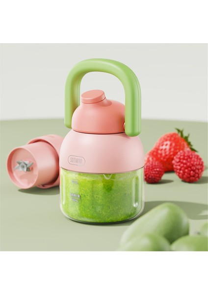 Shake ve Smoothieler Için Taşınabilir Blender, Sızdırmaz Su Şişesi, Çıkarılabilir Pipet, Kablosuz Taşınabilir Meyve Sıkacağı (Yurt Dışından) fırsatları