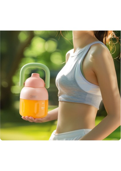 Shake ve Smoothieler Için Taşınabilir Blender, Sızdırmaz Su Şişesi, Çıkarılabilir Pipet, Kablosuz Taşınabilir Meyve Sıkacağı (Yurt Dışından) indirimleri