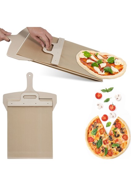 Yapışmaz Pizza Spatulası, Hamur Tepsili Kayar Pizza Küreği, Ev Mutfak Fırını Pişirme Için Kayar Plaka (Yurt Dışından) fiyatları
