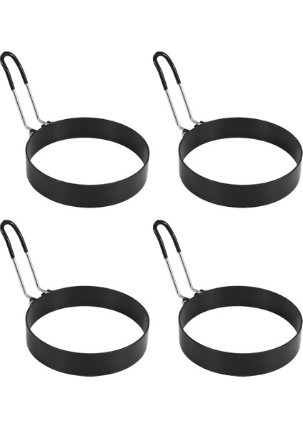 Yumurta Halkaları, 4'lü Paket Paslanmaz Çelik Yumurta Pişirme Halkaları, Yumurta ve Omlet Kızartmak Için Krep Kalıbı (Yurt Dışından)